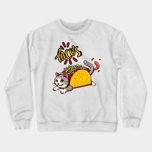 Taco Cat Crewneck Sweatshirt